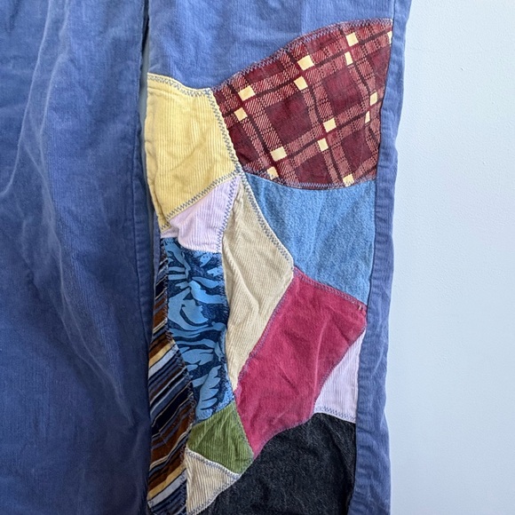 Vintage Patchwork Mary-Kate&Ashley Blue Women's Trousers - Picture 7 of 13